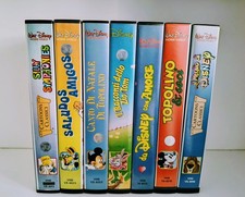 Walt Disney Home Video I Classici Lotto 7 VHS