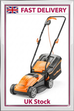 1200W Electric Lawn Mower 32cm Rear Roller Grass Cutter 5 Heights 30L Box 10m Ca