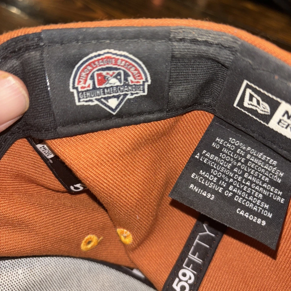 MONTGOMERY BISCUITS MiLB Para hombres New Era 7 1/4 Gorra Ajustada Azul Logotipos 59 Fifty Sombrero Foto 4 de 4