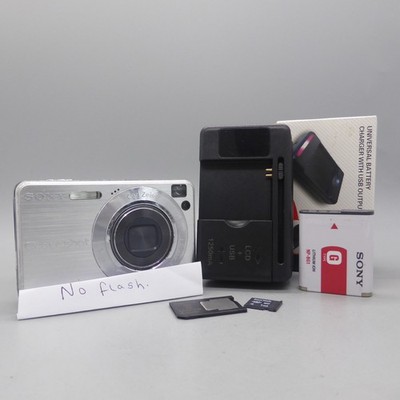 Sony Digital Camera Cyber-shot DSC-W130 8.1MP Silver Tested *Read*