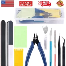 10Pcs Model Tools Craft Set Modeler Building Kit for Gundam Basic Model Assem...