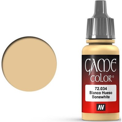 VAL72034 Vallejo Game Color: Bone White 18 ml.