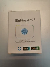 BOGO / EzFinger 2+ Silver Fngerprint FIDO2, U2F Security Key, Open Box, 2 In Box
