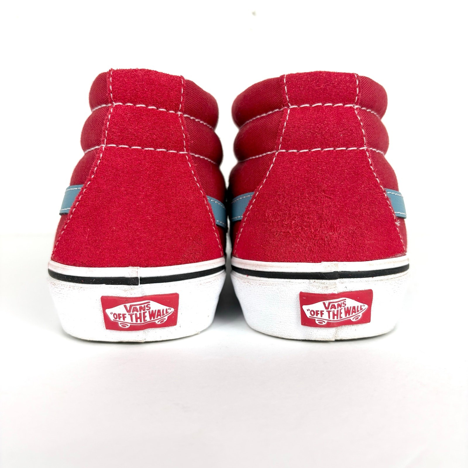SAOLA Vans Sk8 Mid Reissue Rococco Rosso Blu Adriatico Stringate Taglia 9 Uomo VN0A3MV8Q8C