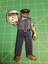 AMTRAK POLICE 2025 Halloween Patch Zombie Cop Conductor Railroad RR RY Railway
