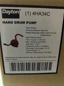 Dayton Rotary Hand Drum Pump