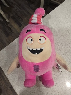 Oddbods Newt Plush Pink 12'' Stuffed Animal Character One Animation Toy - Sweet