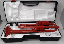 Tromba TP1 Red Bb Trumpet Lightweight ABS Plastic Tenor Trumpet with Carry