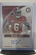 2015 Panini Alabama Crimson Tide - Signatures Blake Sims #BS-AL (AU, RC)