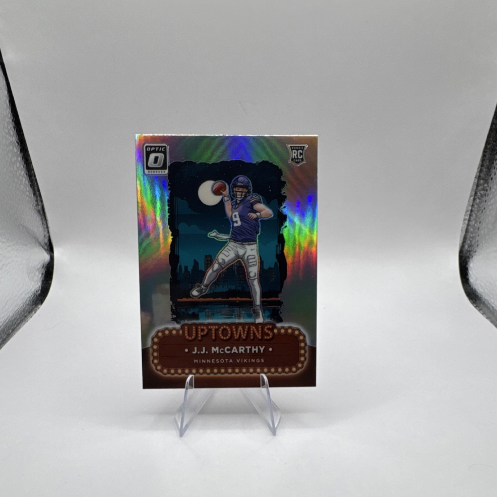 Panini 2024 Donruss Optic Uptowns J.J. McCarthy Rookie #10 Vikings Football