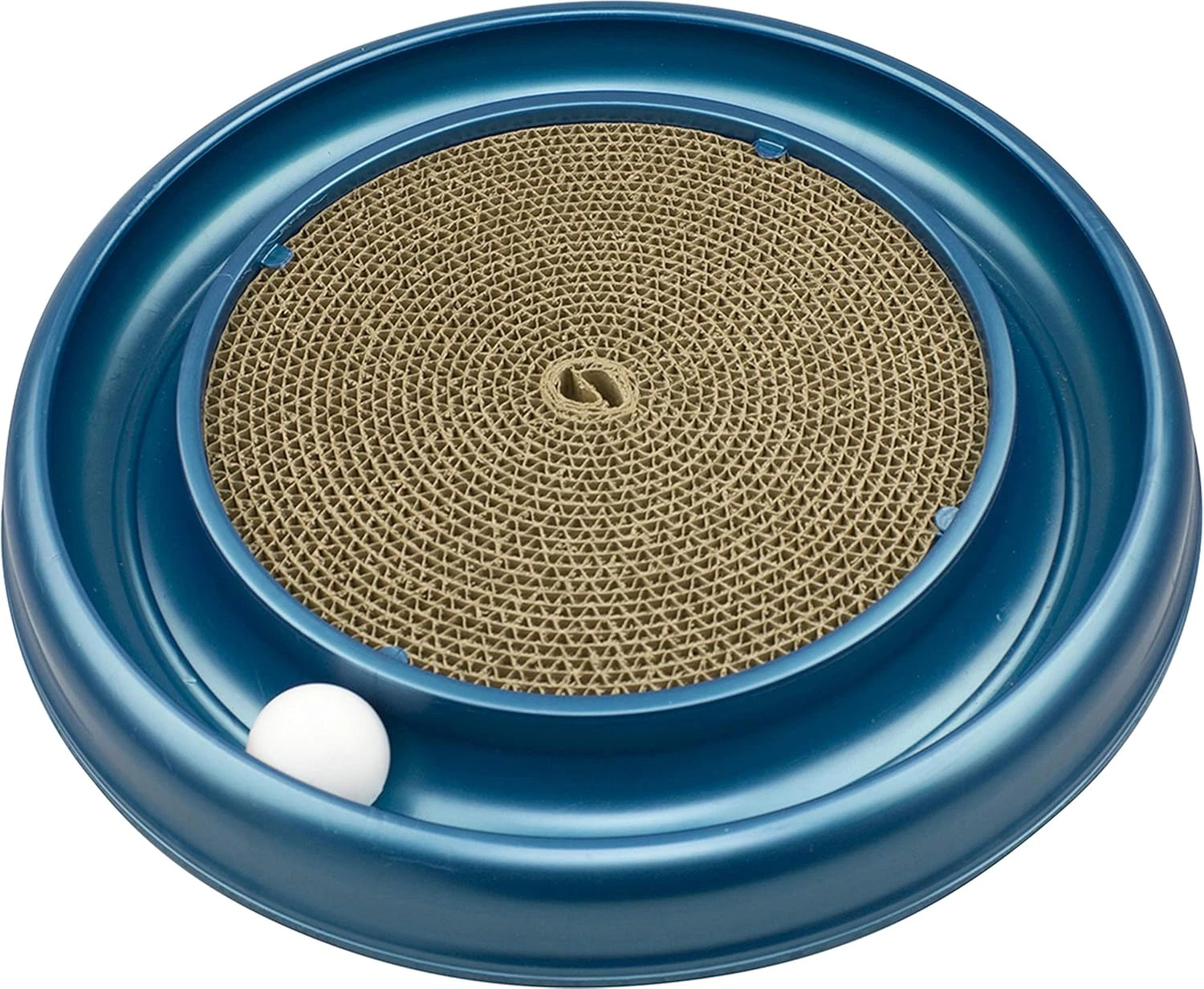 Coastal Pet Turbo Scratcher Cat Toy - Cardboard Cat Scratcher Pad with Cat Toy B