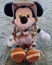 Walt Disney World Safari Mickey Animal Kingdom Plush With Binoculars Ex conditio