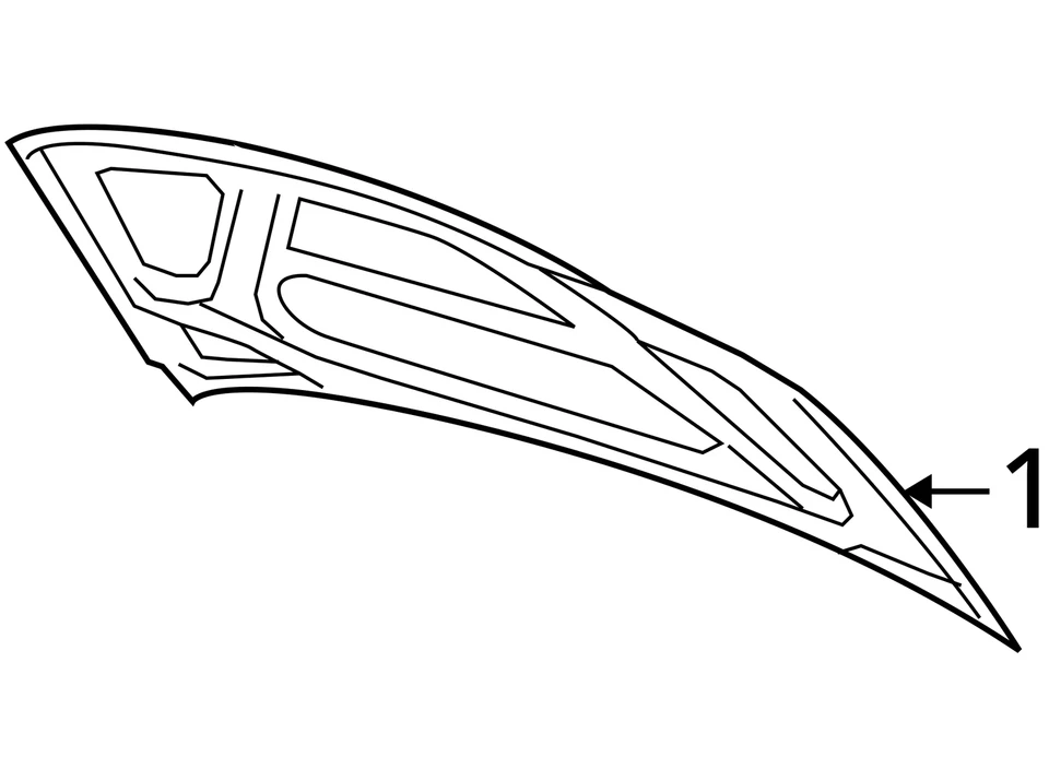 Оригинальный капот Volkswagen Jetta 2005-2010 годов выпуска H2DRR - Изображение 3 из 3