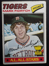 Topps 1977 Mark Fidrych #265 Detroit Tigers All-Star Rookie Baseball Card. rookie card picture