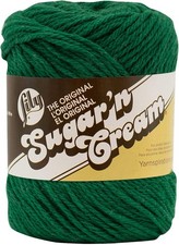 Sugar 'N Cream the Original Solid Yarn, 2.5Oz, Medium 4 Gauge, 100 Cotton - Dar