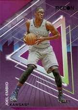 2022 Panini Chronicles Draft Picks #22 Joel Embiid Purple Recon /49 Kansas