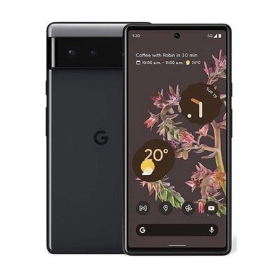 Google Pixel 6 128GB Black 5G Bar Smartphone 50MP Camera (5G Shown)