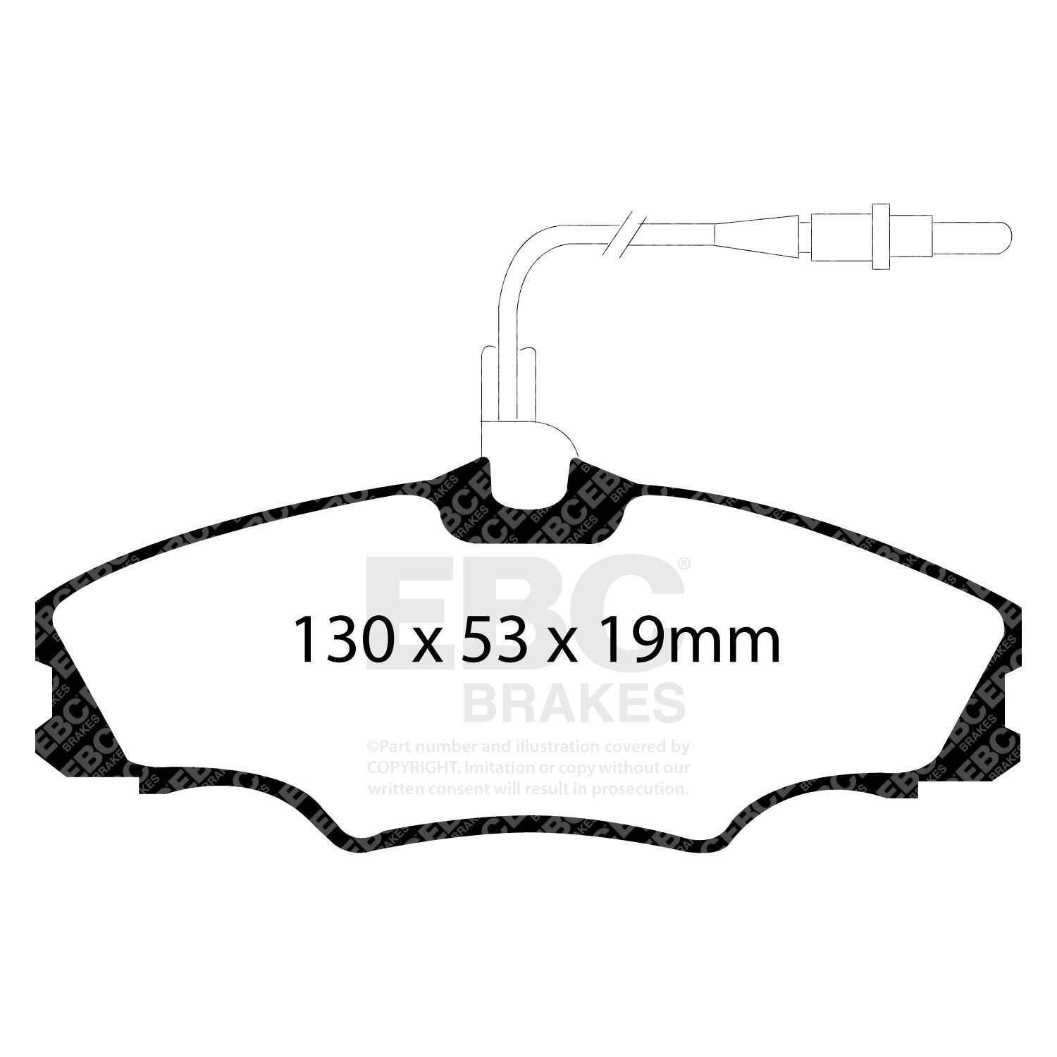 EBC DP41049R BRAKE PAD SET DISC BRAKE Front