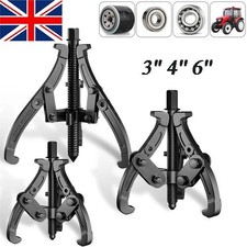 Image of 3'' 4'' 6''Bearing Puller Set Three Jaw Triple Leg Grip Hub Removal Tool Car Van