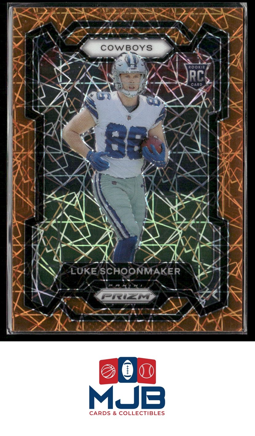 2023 Panini Prizm Luke Schoonmaker Lazer #325 Dallas Cowboys