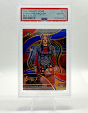 Stephanie Vaquer RC PSA 10 2024 Panini Select WWE Red and Blue #215