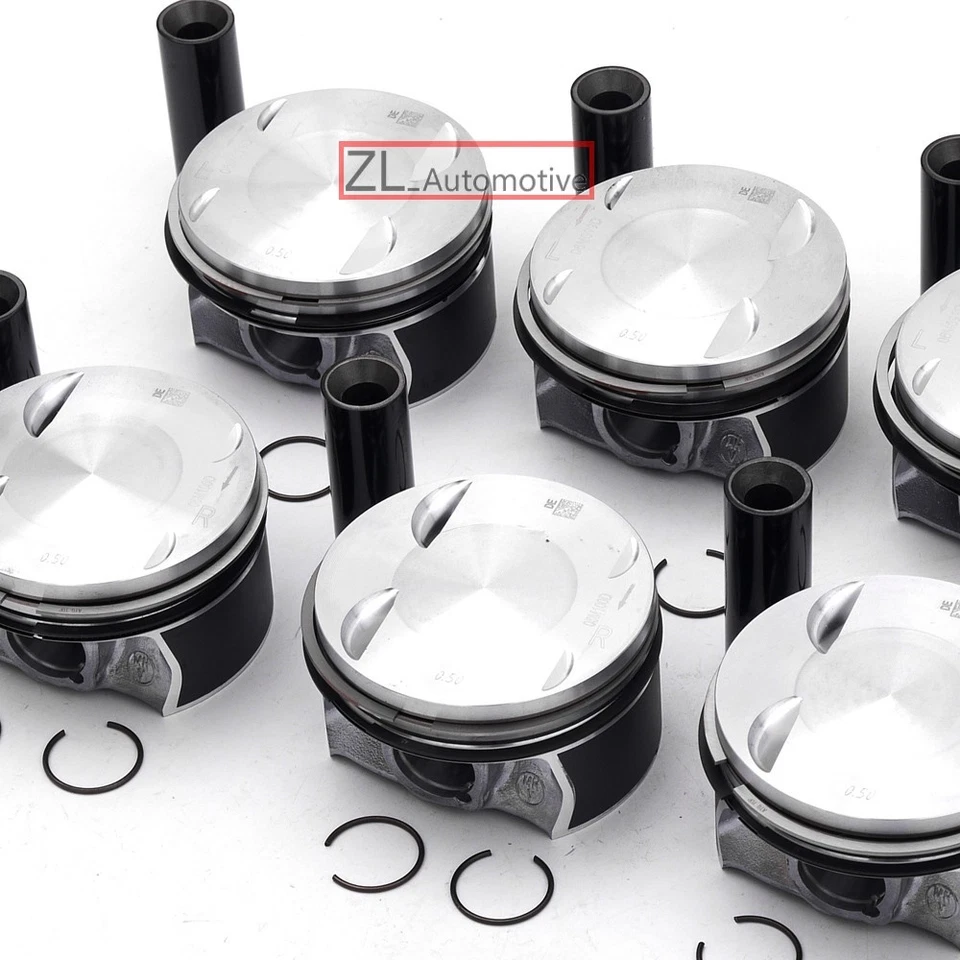 Engine Pistons & Rings OS 0.5mm For Porsche Macan S Audi RS4 RS5 B9 2.9 TFSI DEC - Image 2 of 4