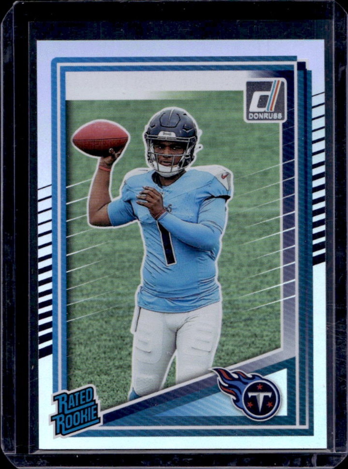 2025 Donruss Cam Ward Rated Rookie No Name RC #350 Titans