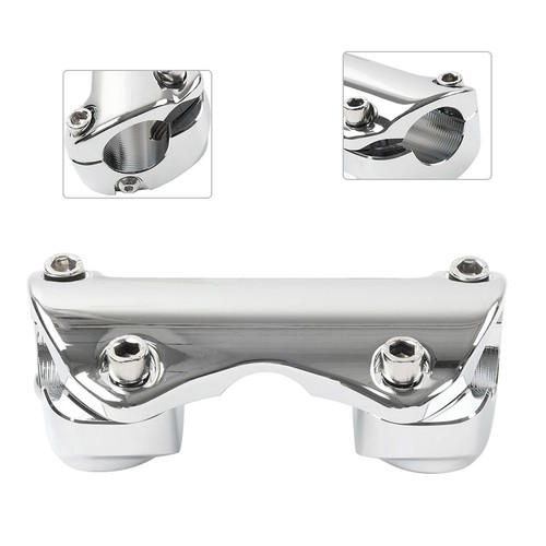 1" Handlebar Riser Top Clamp Fit Harley Road King Street Glide FLHR ...