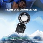 Portable Handheld Turbo Fan with Ice Cooling 100-Speed Rechargeable Personal Fan
