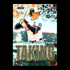2025 Topps Stadium Club Coby Mayo RC Yours for the Taking Turquoise Orioles /99