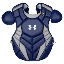 Under Armour UA Pro 4 Intermediate 14.5 Inch Catcher's Chest Protector - Navy