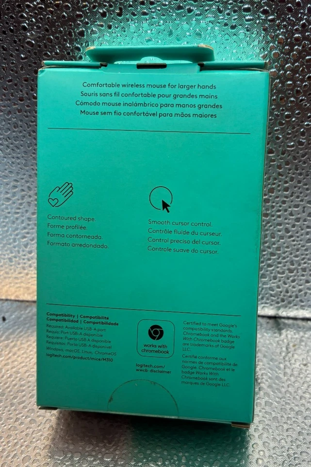 Logitech M310 Wireless Mouse Black 18M Battery Life USB Receiver - Image 2 of 4