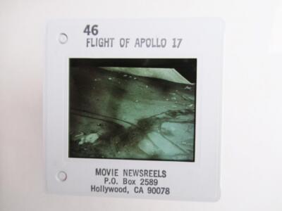 35mm Foto Astronomisches Dia Flug von Apollo 17