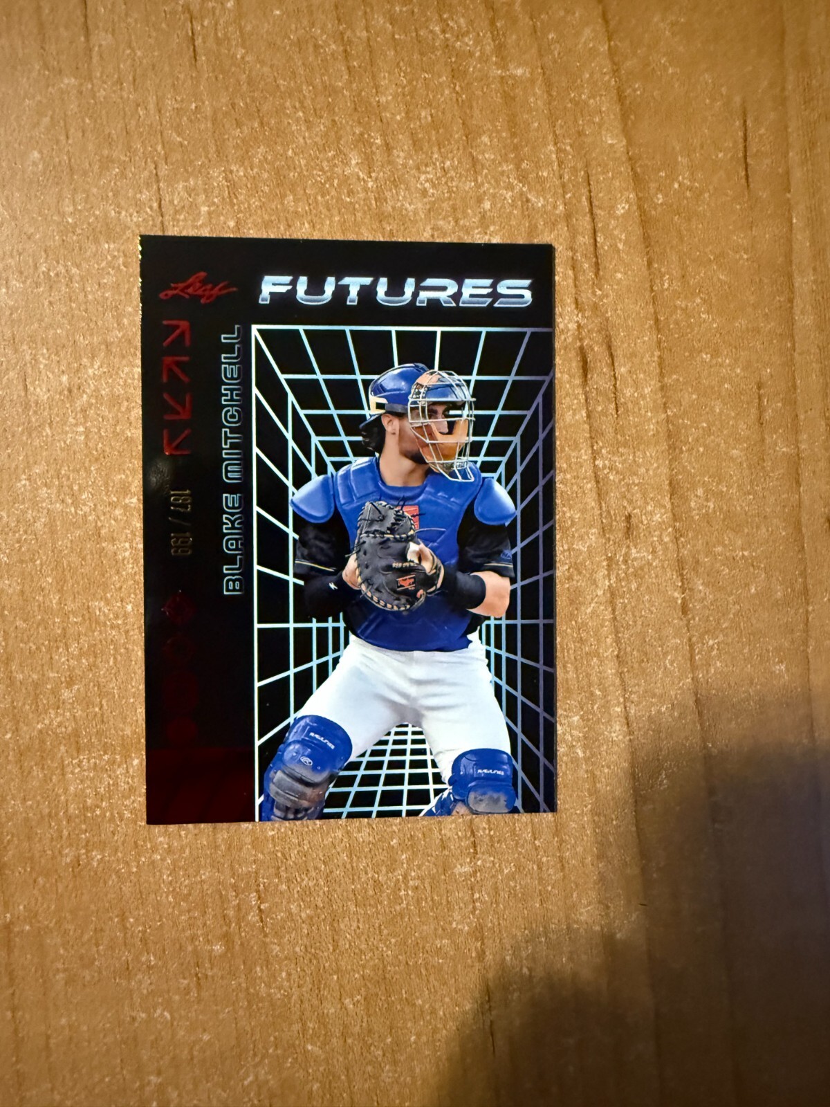 2024 Leaf Futures - Blake Mitchell - #14 Red Foil Parallel #d /199