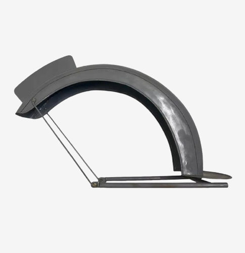 FIT FOR AJS 1930 MODEL R6 350CC RAW STEEL FENDER SET - Picture 8 of 8