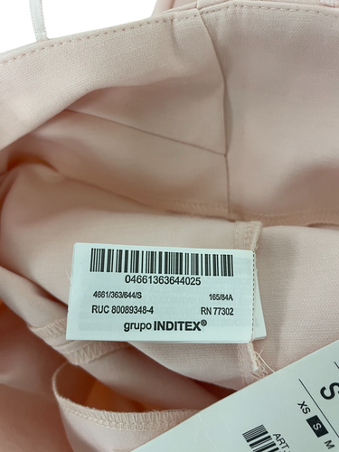 Zara Womens Jumpsuit Size S Pink Stretch Strapless Wide Leg Trendy 4661/363 NWT - Picture 11 of 18