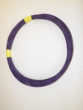 AUTOMOTIVE WIRE 18GAUGE HIGH TEMP GXL 25FEET VIOLET/BLACK MOTORCYCLE CAR TRUCK