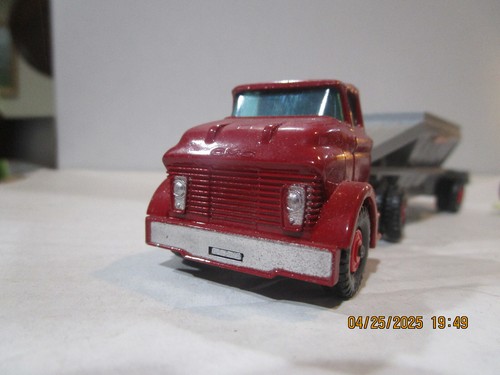 Matchbox Lesney Diecast King Size K-4 FRUEHAUF TANDEM HOPPER Train Vtg 1960s - Picture 4 of 13