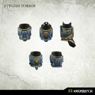 Chaos Space Marine Thousand Sons Rubric Marine Bodies Kromlech Stygian Torsos x5