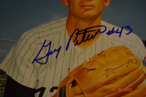 GARY PETERS #43 SIGNED WHITE SOX PHOTO - Picture 2 of 2