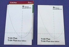 2 x Texas Instruments Calculator Manual TI-84 Plus/TI-84 Plus Silver Edition