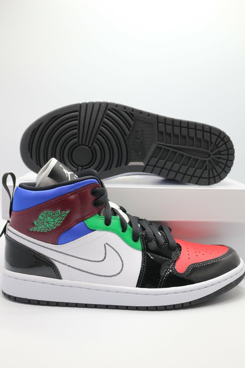 Nike Air Jordan 1 Mid SE Black White Multicolor DB5454-001