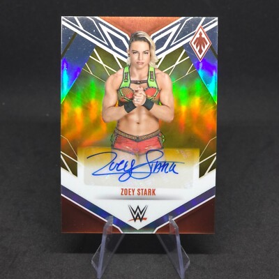 2023 Panini Chronicles WWE ZOEY STARK Phoenix Gold Auto /10 #PA-ZOE