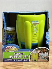 Maxx Bubbles Automatic Bubble Blowing Machine Super Bubble Jet Green for Kids