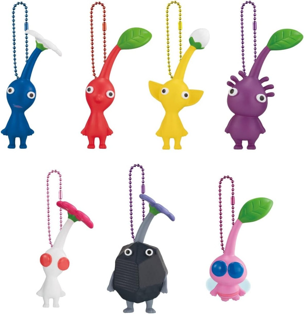 Pikmin Mascot Fruit Gummy (Pack of 12) ball chain Candy Toy