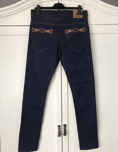 Love Moschino Indigo Blue Slim Fit Aztec Studded Jeans - Picture 5 of 10