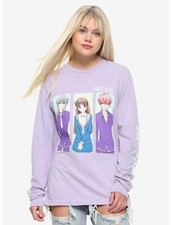 Fruits Basket Juniors Yoki, Tohru, Kyo Boyfriend Fit Long Sleeve Shirt M, L, XL