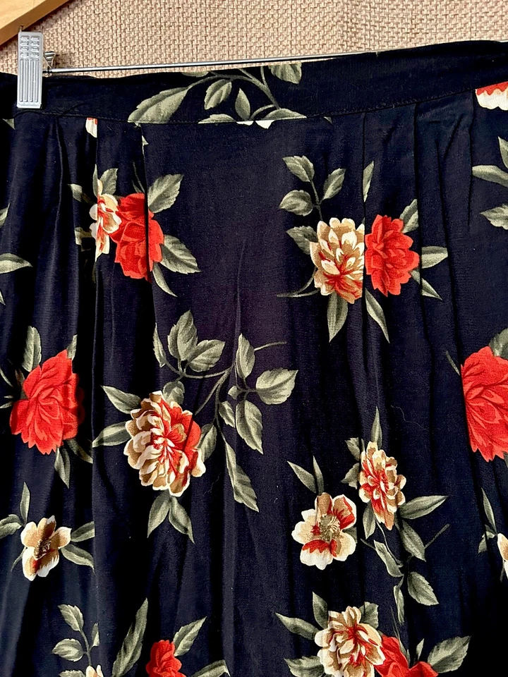 Falda Jaclyn Smith 12 Floral Cottagecore Fairycore Whimsigoth Y2K De Colección Foto 2 de 4