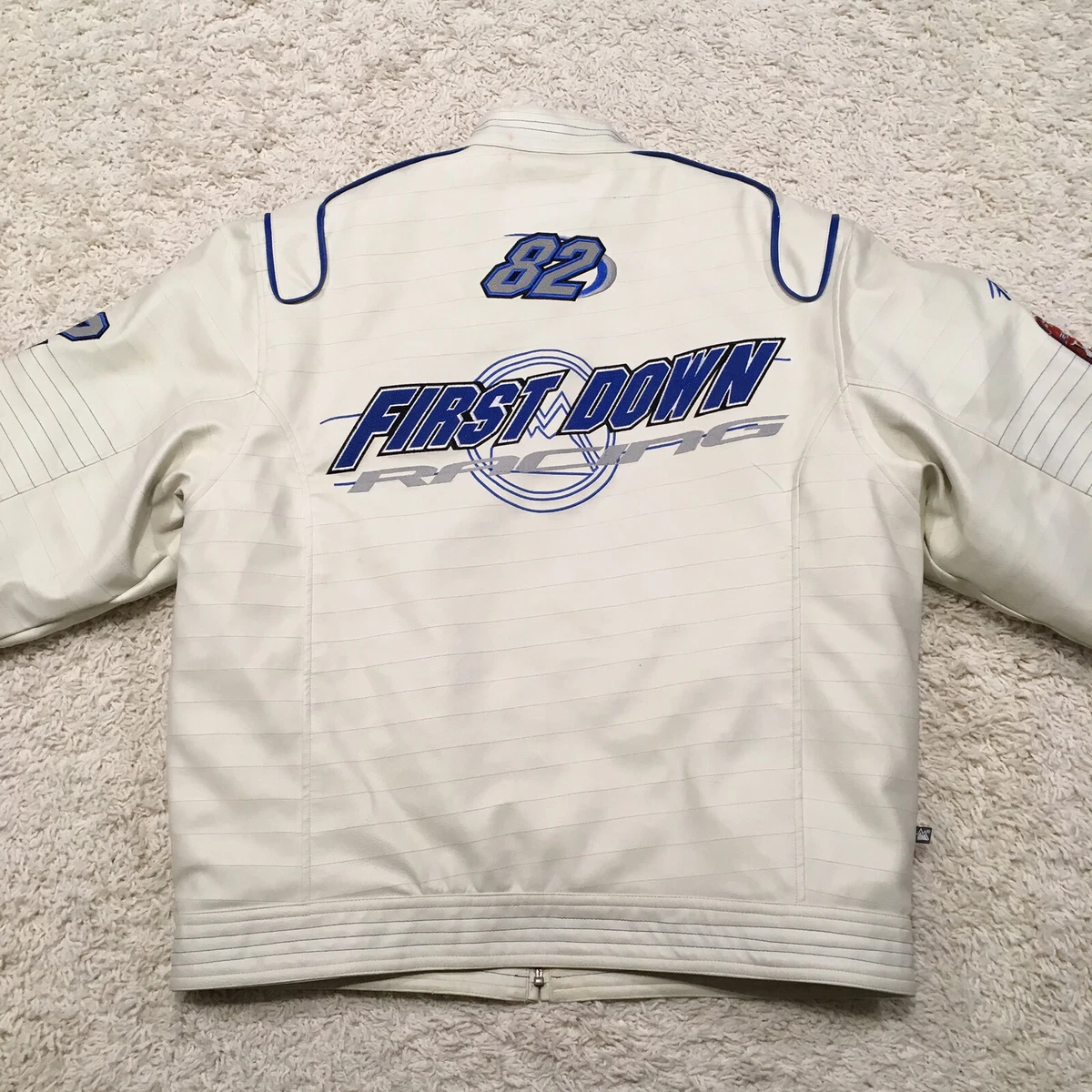 First Down Racing Gear Full Zip Jacket Size Large