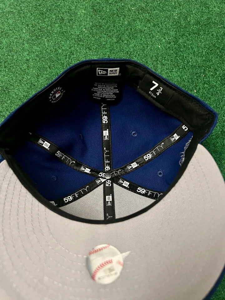Los Angeles Dodgers Blue & White New Era fitted 7 3/4 - Image 3 of 4